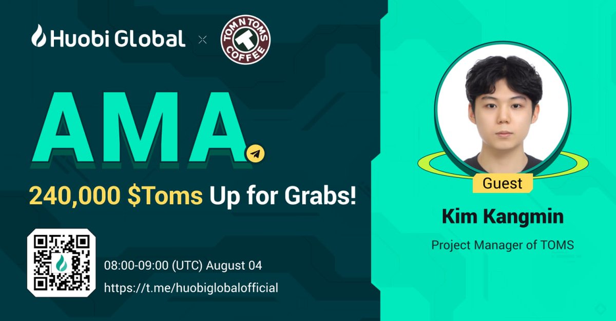 JenniGlover12's tweet photo. 🔥Huobi  ❌ TOMS AMA  🎁 240,000 $TOMS Up For Grabs!

#HUOBİ 
#TOMS 
#AMA 

https://t.co/4lnt7yxPlc https://t.co/GXn3fAMXdj