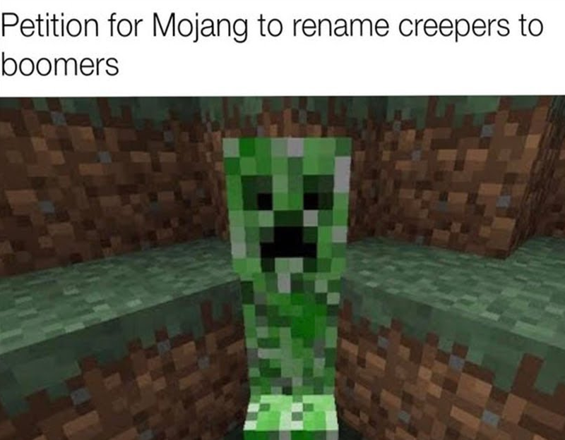 Was denkt ihr? Ich denke ja, dass Creeper einfach nur etwas mehr Liebe und Umarmungen brauchen!

#Minecraft #1MemeADay #MCSEU 

~Hadde