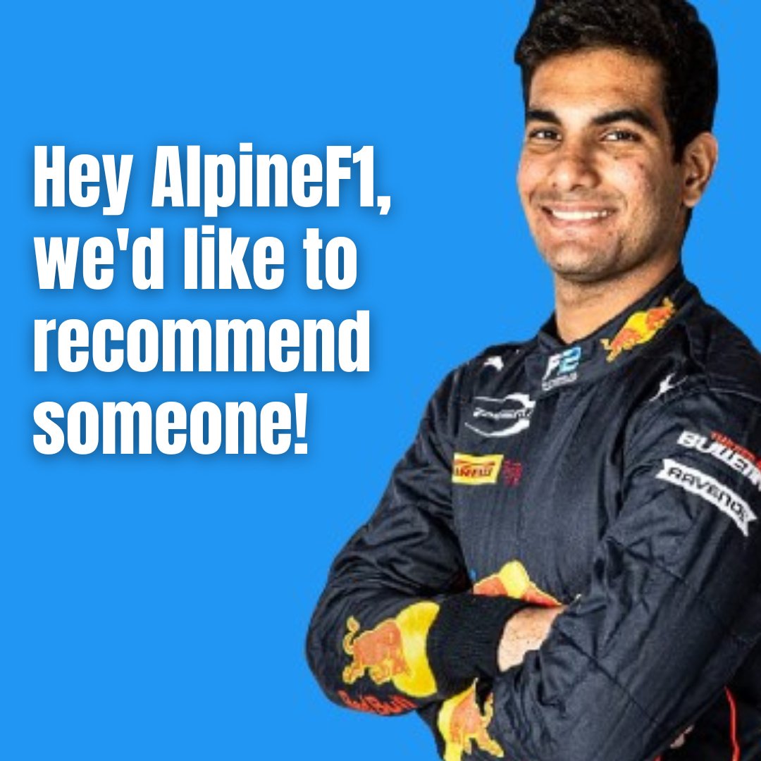 cfmagindia's tweet photo. Hello, @AlpineF1Team....ICYMI, the name is Daruvala. Jehan Daruvala. From ๐ฎ๐ณ
#JehanDaruvala #AlpineF1 #SaddaPlan #DAR2 #IndianF1Fans #F1 #India https://t.co/agG5vTGFJf