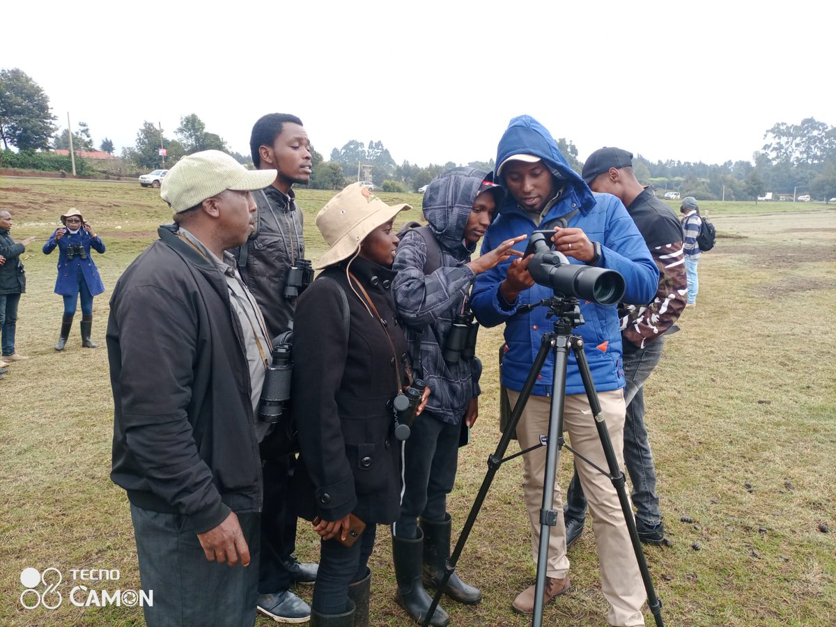 Nature_Kenya's tweet photo. Even the chilly weather could not prevent our birding brigade from going to Manguo ponds today. Our team was joined by @Kenvo94 members and the CEC Water &amp; Env. @KiambuCountyGov David Kimani Kuria
#LoveBirding
#LoveNature
#GoOutdoors https://t.co/6ijYLbBLUz