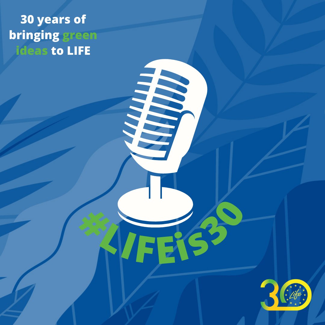 3⃣ episodes. ➕than one hour of content. A 🆕 way to discover #LIFEprogramme's work for our 🌏 You're still on time if you haven't heard the #LIFEis30 podcast series! 🎙️ Listen here 👉 europa.eu/!PT8xF8 #EUGreenDeal #LIFEprojects