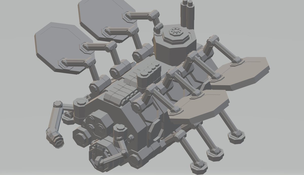 thefreeheathen's tweet photo. Hello Tribe
This is a Server Unit "Moth" Planet currently unknown. Please enjoy
https://t.co/8uagxXyRty
Cheers
Maker MIllwright
#beaconofdoom @Thangs3D @tinkercad #wargaming #robot #toy @DriveThruRPG #serverunit #warhammer40000 https://t.co/beu1B4fZ3t