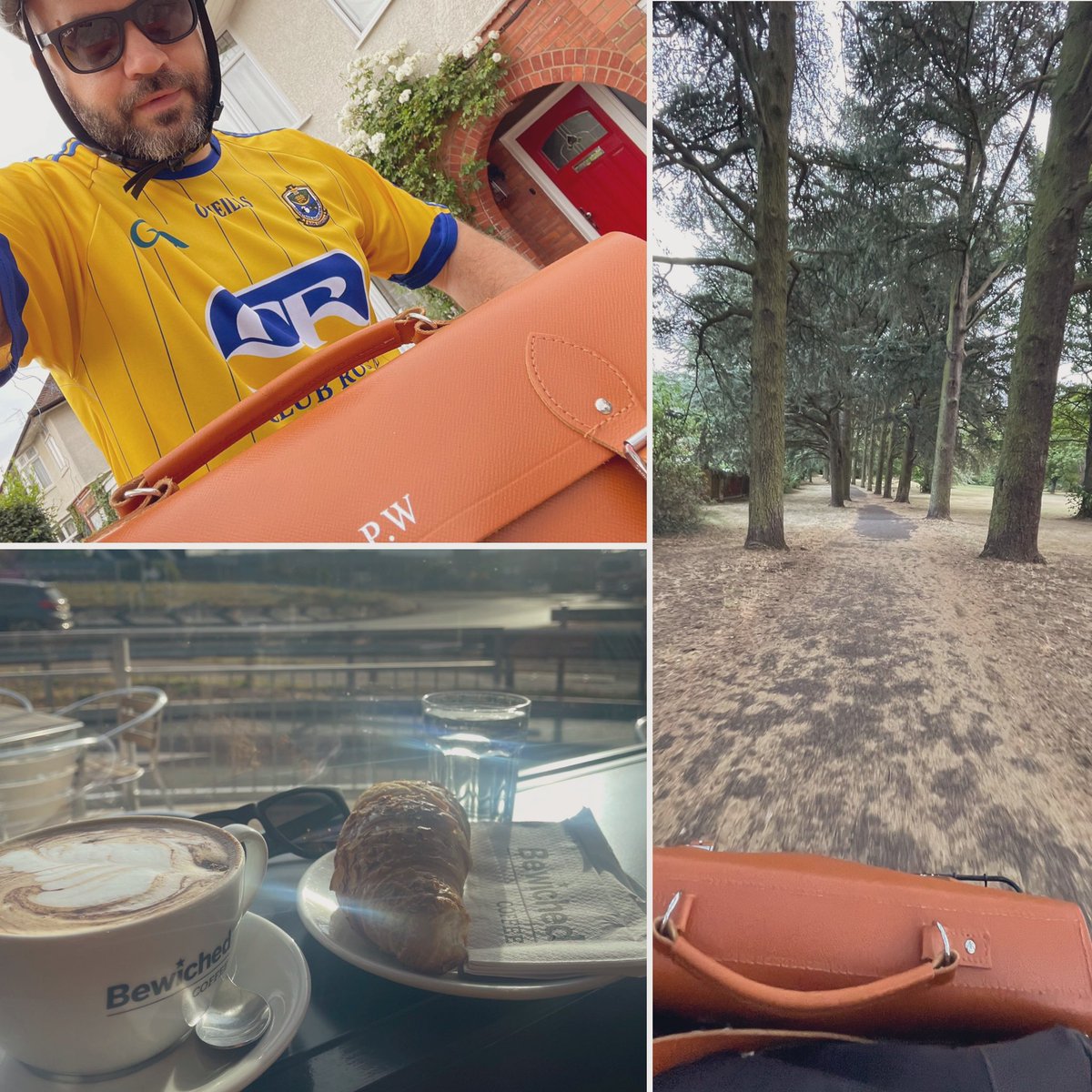 pete_nhs's tweet photo. Car in garage so 🚴🏻 to work today #coffee and #croissant pitstop on the way https://t.co/vRw7ZSYlvX
