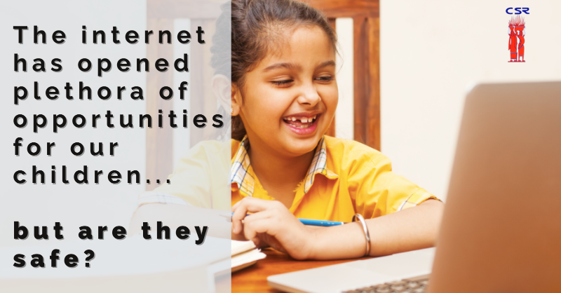 CSR_India's tweet photo. The internet can be an amazing tool for learning, but there are also some pitfalls of it that should be considered. Join us as we share our experiences &amp; tips for social media &amp; internet safety with kids in our FREE online safety workshop.

Book your training NOW!

#CSR_India
