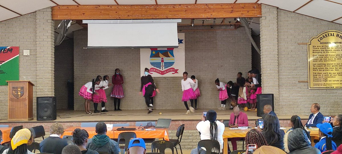 NamNatCom's tweet photo. Official opening of the ASPnet schools at the Coastal High School in Swakopmund. yesterday the the learners were also taken for excursion at the Museum and engaged in some sport activities. https://t.co/VnSBxOF3I2
