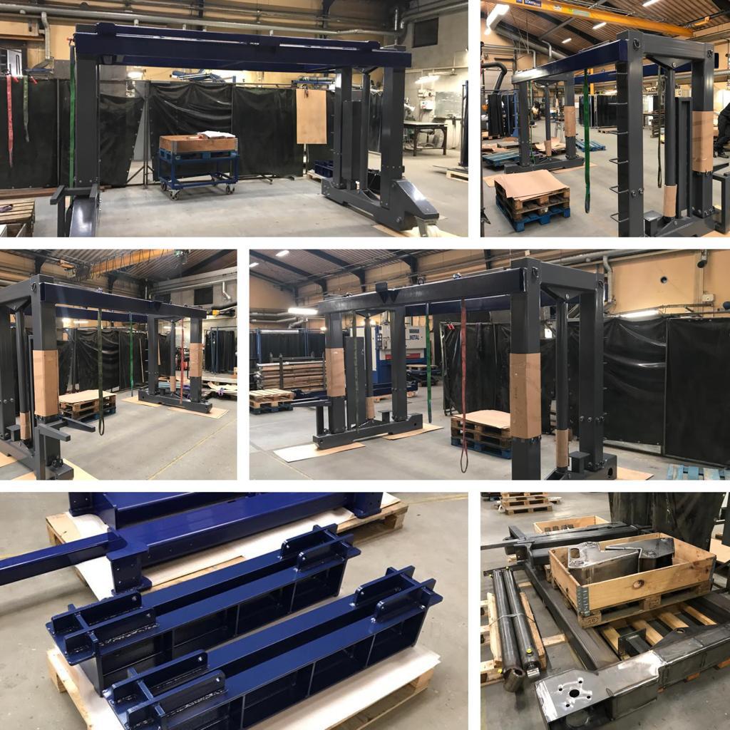 AribasPrinting's tweet photo. Hire our Mr. Fantastic!
With the customised &amp; improved Aribas gantry, press dismantling of large format presses becomes a piece of cake!
Lifting capacity: 16,000 kg
Lifting height: 212 cm below, 250 cm above scaffold 
Interested? Contact us !

#aribasprintingmachinery #gantry https://t.co/k67rVyvDXV