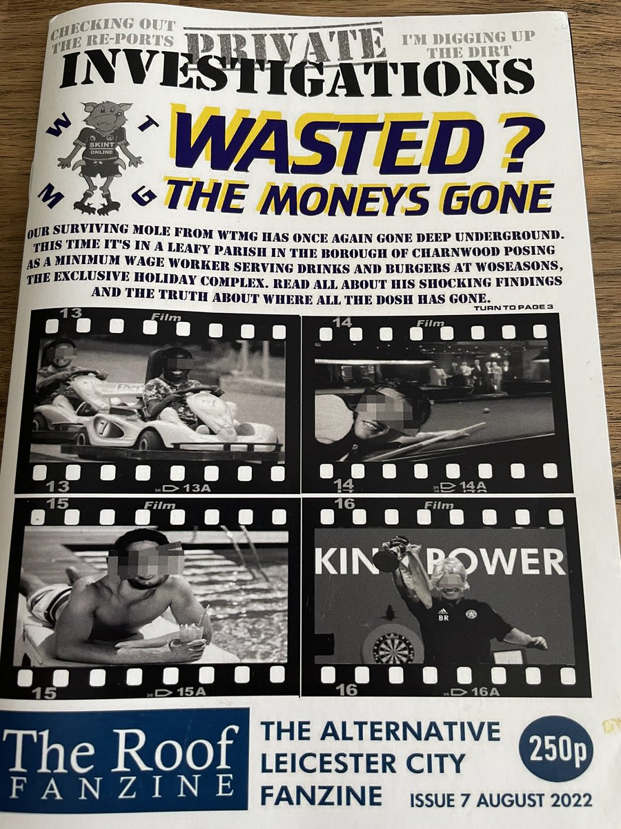Issue 7️⃣ of The Roof - the alternative #LCFC fanzine - is out now!

Featuring some of the original cast of Where’s The Money Gone?

What they been up to at SeaGrave?

bentleysroof.online/index.php/home…