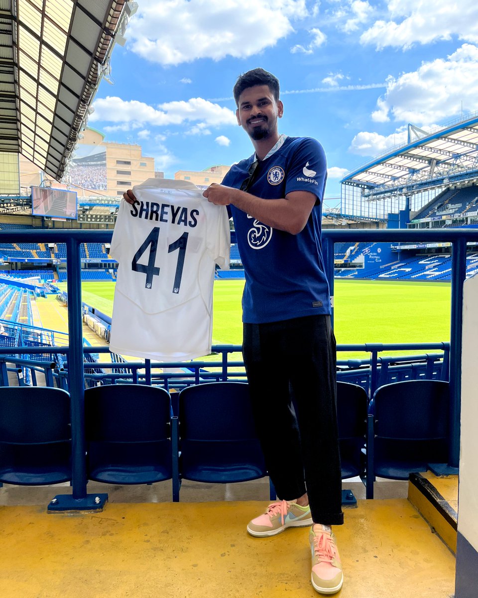 Thanks for stopping by at The Bridge, <a href="/ShreyasIyer15/">Shreyas Iyer</a>! 🏏💙