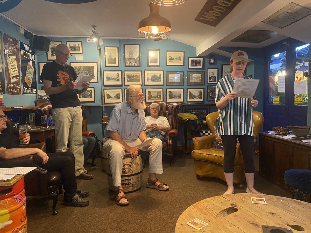 Another great meeting last night. We meet again 6th of Sept. @ 7:30. The writer’s prompt for next month is : FRUIT 🍉 🍎 🍌 #callforscripts #actors #playwrights