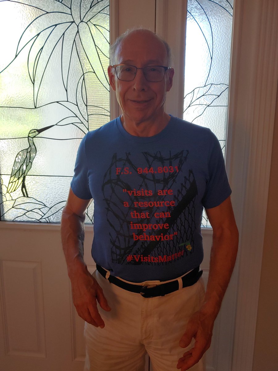 #visitsmatter The Dept of Corrections wants to deny entry when visitors wear shirts supporting prison visitation because it 'threatens security.' Florida statute recognizes that visits IMPROVE behavior! Don't take away this lifeline! @florida_cares @edhooper1 @SenTomWright