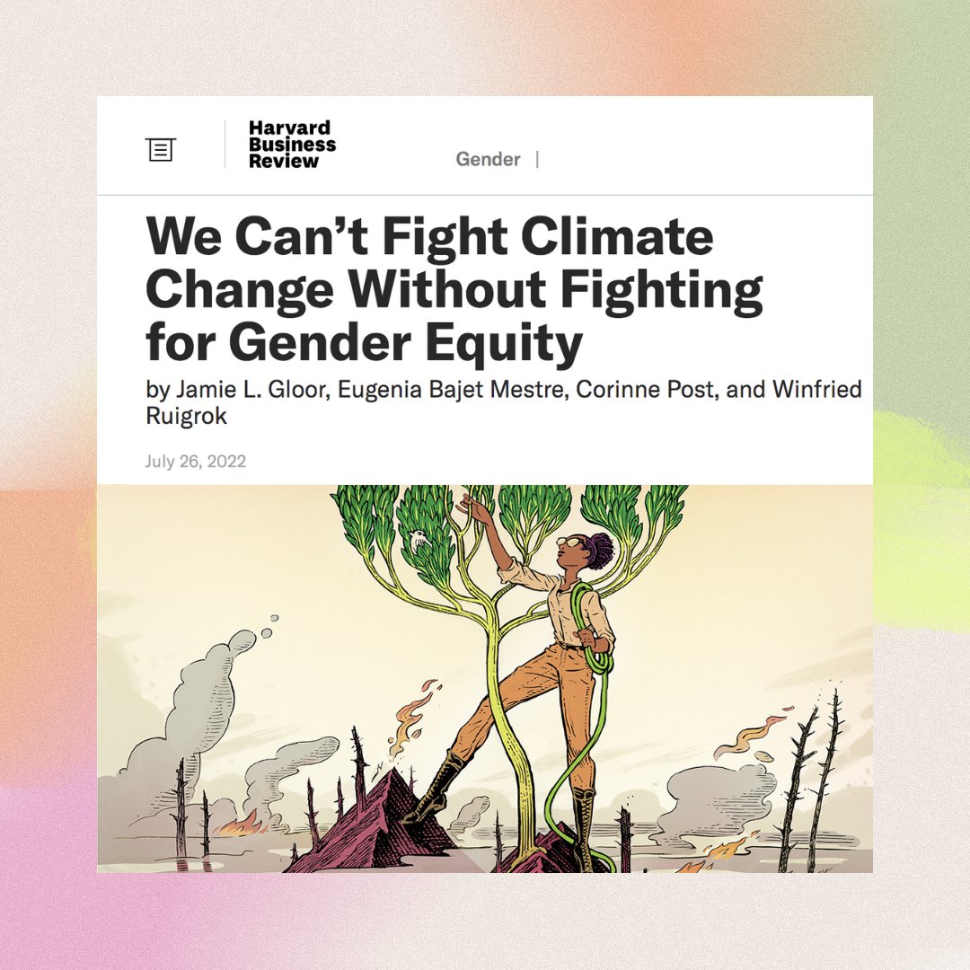 PkWomenInEnergy's tweet photo. Research shows that gender equity &amp; environmental sustainability are in fact closely intertwined. This @HarvardBiz article offers 6 strategies to help business &amp; political leaders empower women &amp; address environmental challenges through intersectional approach to sustainability https://t.co/8DsFjgfpUD