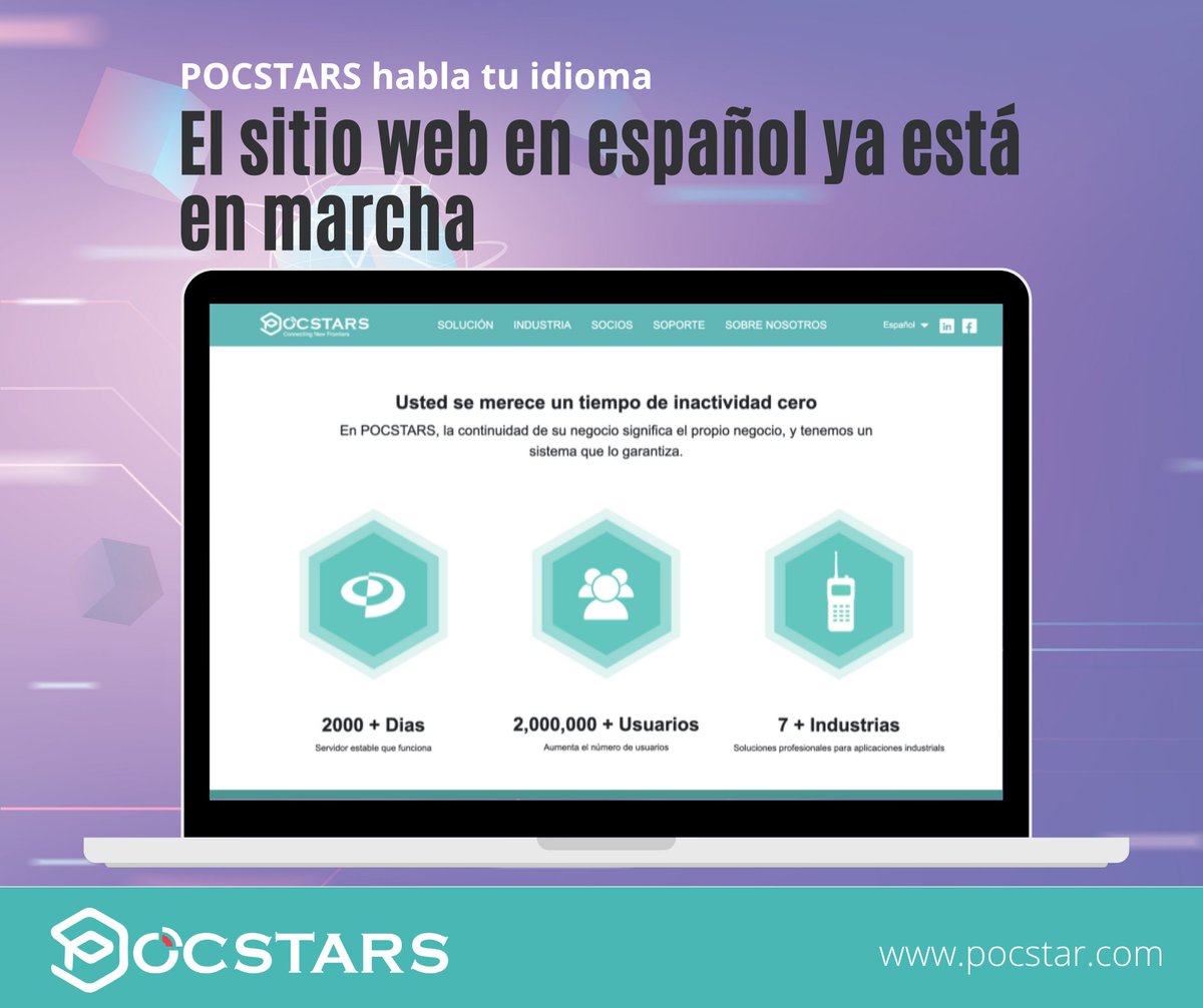 Paso a paso, nuestro sitio oficial se ha convertido en multilingüe. Recientemente hemos añadido la versión en español (pocstar.com/es) a las versiones en chino, inglés e indonesio. 
#POCSTASR #PoC #PTT #SpanishWeb