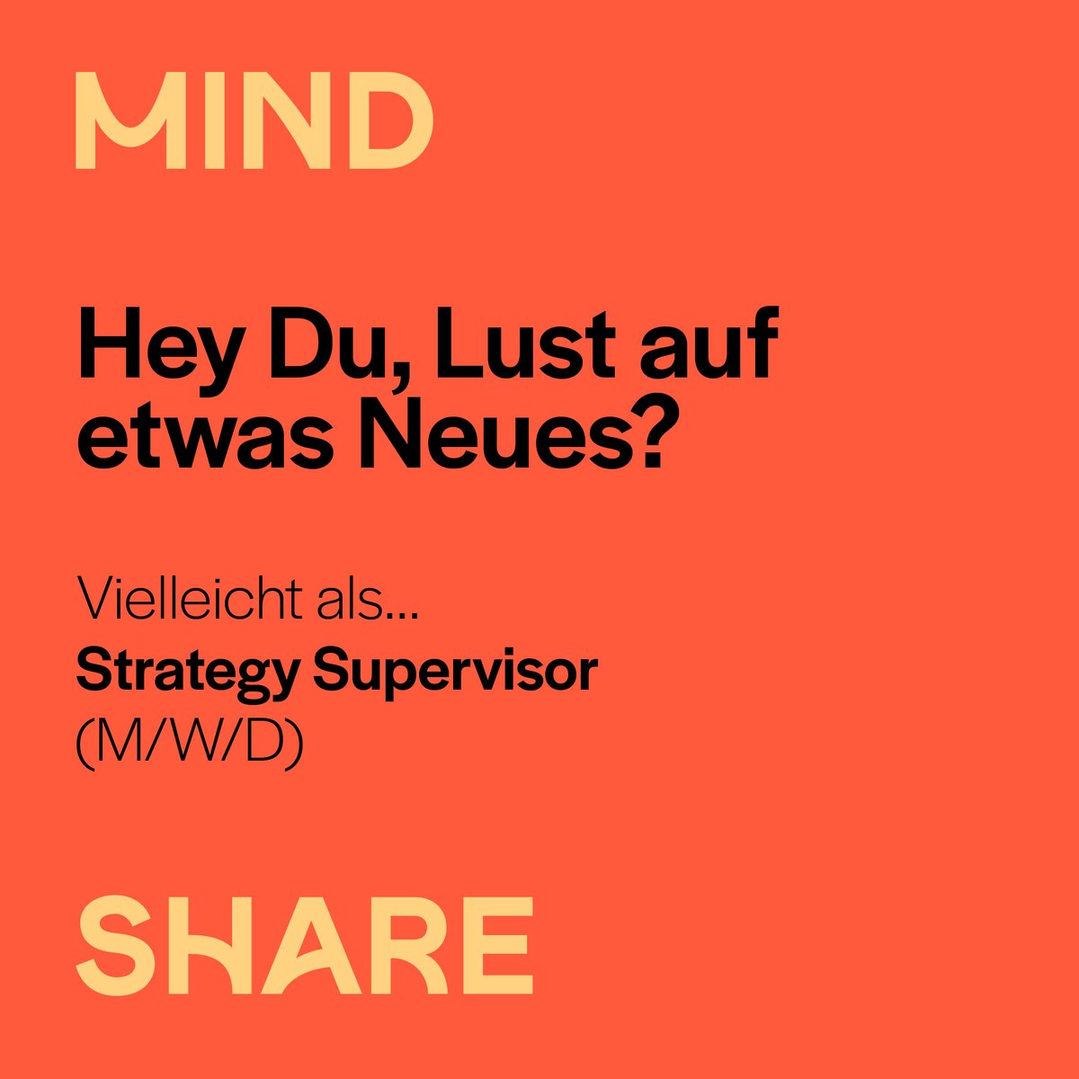 Du hast eine Leidenschaft für Marken und Kommunikationsstrategien? Du hast ein Gespür für Trends und bereits Erfahrungen in der strategischen Kundenberatung? Dann freuen wir uns auf deine Bewerbung unter: bit.ly/3oOe15K   
#jobsuche #hiring #wearehiring #MindshareDE