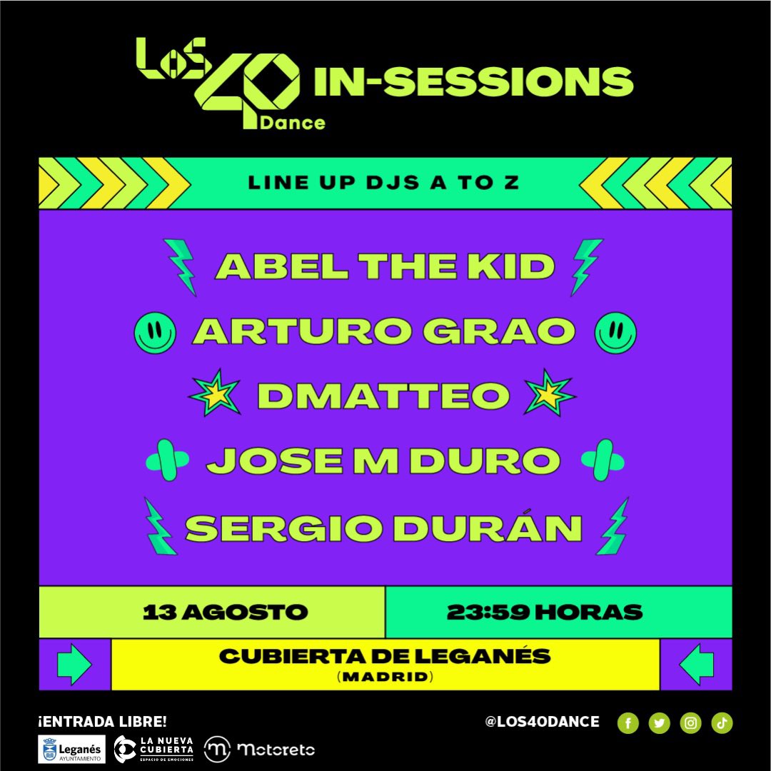 josemduro's tweet photo. Este próximo sábado día 13 de agosto nos vemos en #Leganés (Madrid)
📍Cubierta de Leganés
⌚️ 23:59 horas
‼️ Entrada libre
En cabina:
@abelthekid @arturograo @dmatteodj @josemduro &amp; @sergiodurandj 
.
.
@AytoLeganes @motoreto_ https://t.co/HiJugGoouh