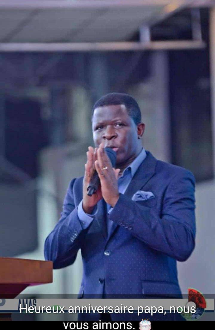 EMbakadiMin's tweet photo. C'est l'anniversaire du Révérend Espérance Mbakadi, nous rendons grâce à Dieu.

Heureux anniversaire Abba! Nous vous aimons. Merci Seigneur Jésus-Christ 👌🥳🎂 https://t.co/leWKvH8gyT
