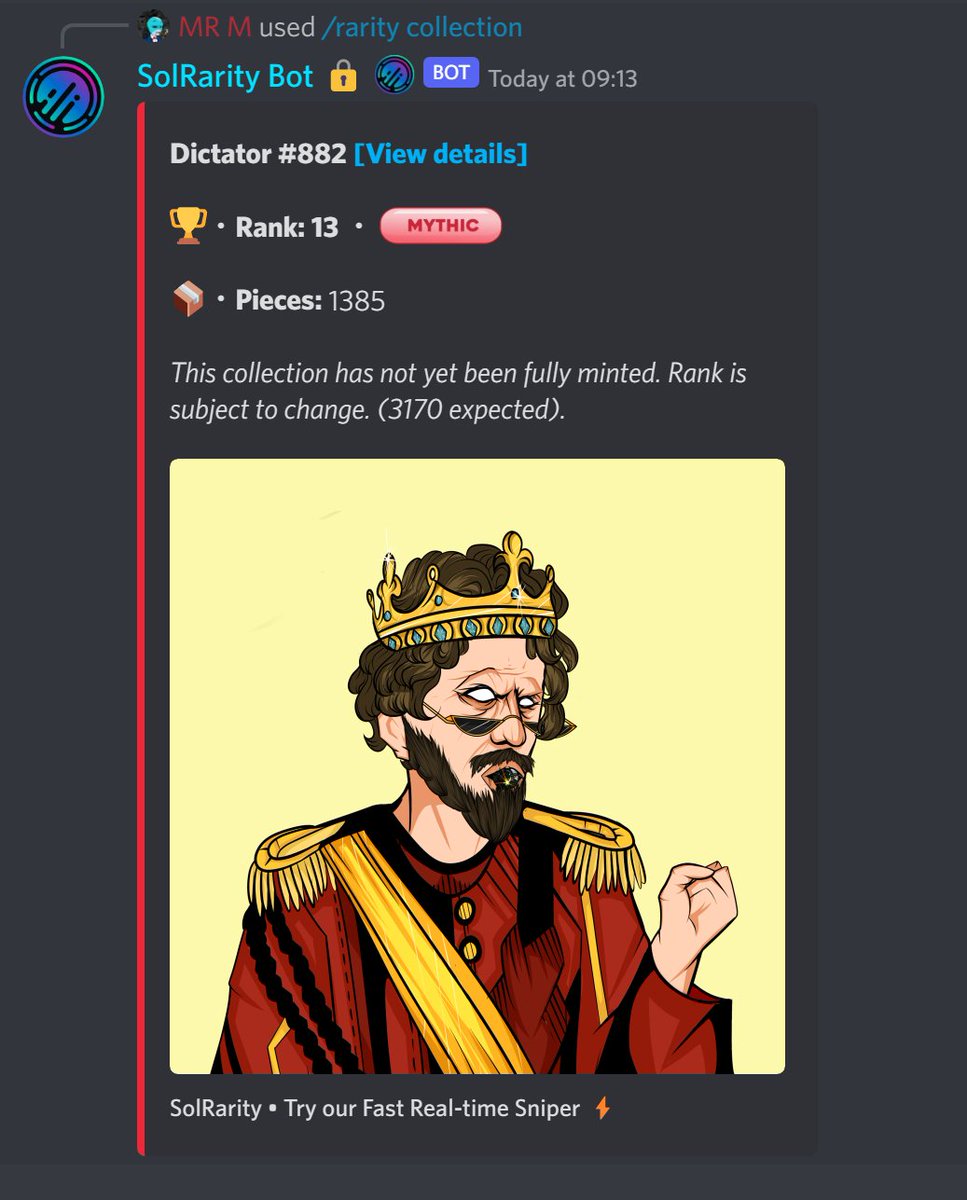 Atomic___Alpha's tweet photo. We don't like how this planet is run
we jumped in on @DictatorsNFT_ 

A regime Change is upon us ✊

And you may call me king 

#NFTCommunity https://t.co/zcZZn4G8ch