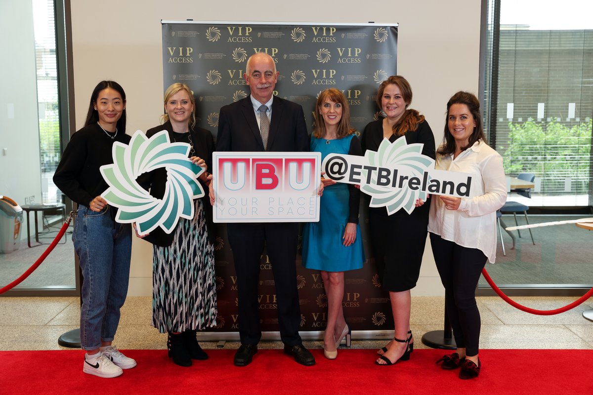 ETBIreland's tweet photo. @dcediy & @ETBIreland working together to support UBU #UBUNATIONALLAUNCHDAY #ETBStrongerTogether https://t.co/Rl6G94DLfv