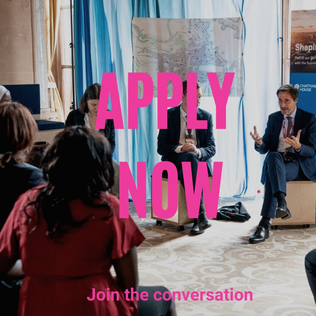 Do you live in Europe or Africa? Are you 18-30? Do you want to share your views on global issues &amp; have your voice heard by policymakers? 

Applications for #CHCommonFutures are open NOW until 30 August📅

chathamhouse.org/about-us/our-d…