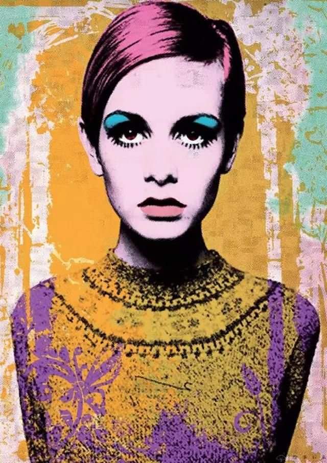 PatrickFavrel's tweet image. #Culture #art : #Twiggy by #andywarhol...