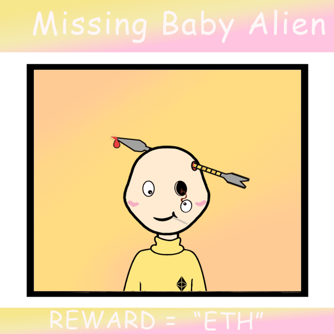 PixelhouseHouse's tweet photo. 📢Special Offer For Missing Baby Alien📢

 🎁BUY ONE GET ONE FREE 

💰Floor Price = 0.004  to  0.009 #ETH 
🔗Blockchain = #Polygon 

https://t.co/QZQA5zoB3T

#OpenSeaNFT #opensea #NFTCommunity #NFTcollections #PolygonNFT https://t.co/RxaA4esH48