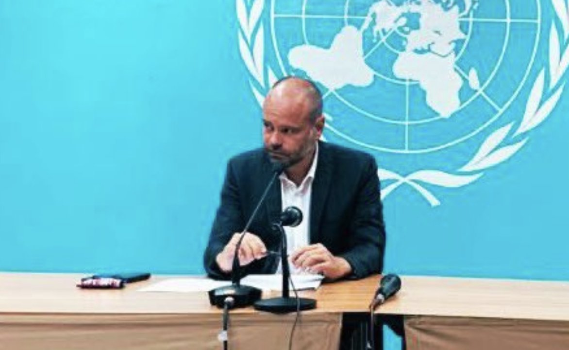afrikarabia's tweet photo. 🔴#RDC #Monusco Le ministère des Affaires étrangères demande le départ du porte-parole de la Monusco Mathias #Gillmann. "La présence de ce fonctionnaire n'est pas de nature à favoriser un climat de confiance". https://t.co/qvByOqV5dO