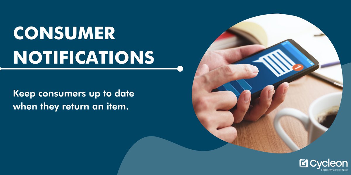 ReBound_Returns's tweet photo. Do you provide your consumers with notifications regarding their returned packages? Our Consumer Notifications product keeps your consumers up to date about their returns, creating happy customers and reducing the number of calls to customer service. #returnsmanagement https://t.co/IEnkkHv3jm