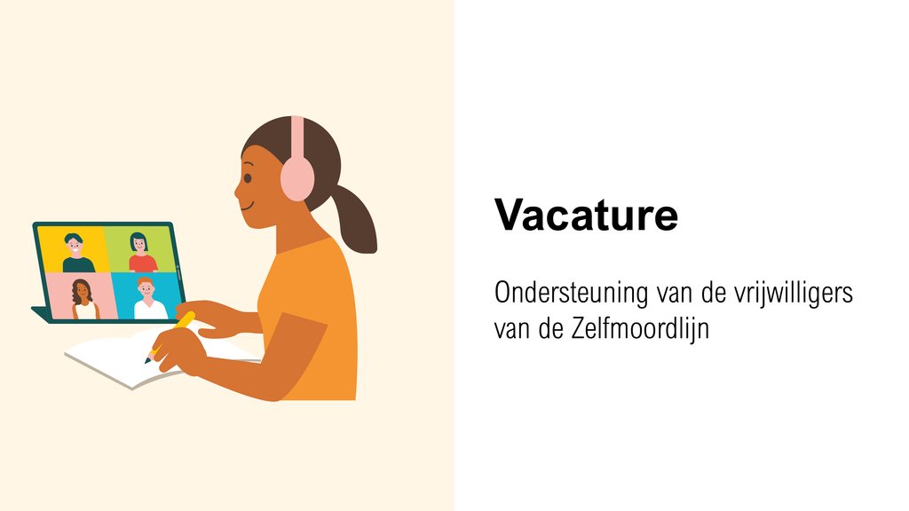 Er staan enkele vacatures open bij het team achter de Zelfmoordlijn! Onder meer deze mooie post voor de ondersteuning van onze vrijwilligers is beschikbaar. Iets voor jou?

Meer info vind je via:
zelfmoord1813.be/nieuws/twee-va…
