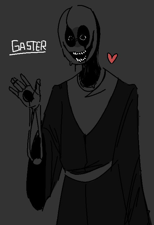 AABlessing1's tweet photo. Just because I've been feeling in a Undertale and Delatrune mood, I made my versions of Gaster and Chara.

[TAGS;; #undertale , #undertaleFanart ? ] https://t.co/Bm65tjwcRW