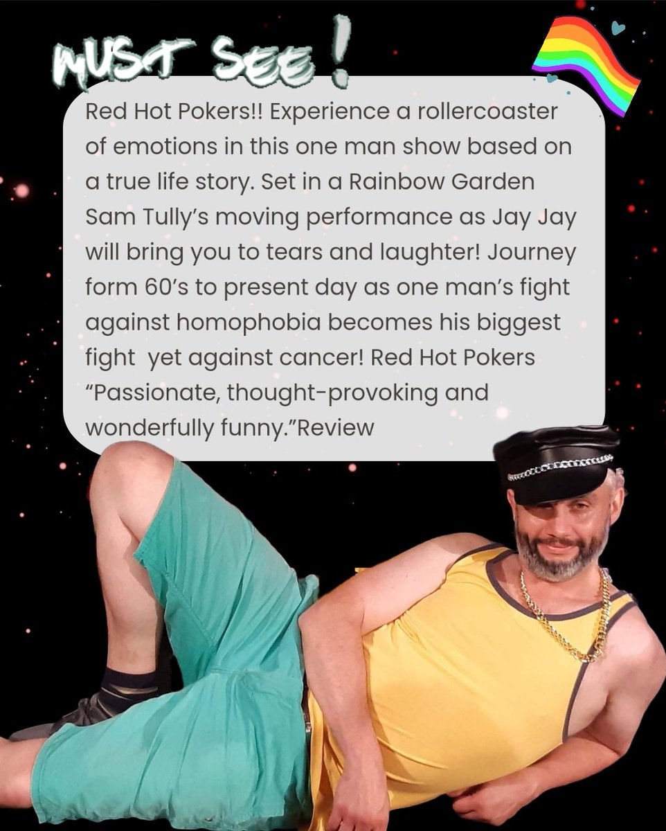 PokersRed's tweet photo. Red Hot Pokers is a MUST SEE and MUST EXPERIENCE production 🌈💛🧡💙

Part of @CamdenFringe with various dates at @TheHenChickens and @GatehouseLondon SOON!

🎟 TICKETS 🎟 https://t.co/y9FM7ogYY0 https://t.co/K61dQCm1Sw