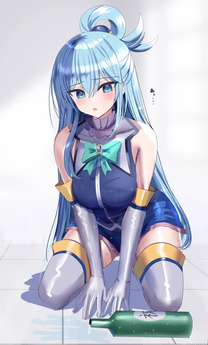 アクア様の誕生日に上げようとしてたイラストです 