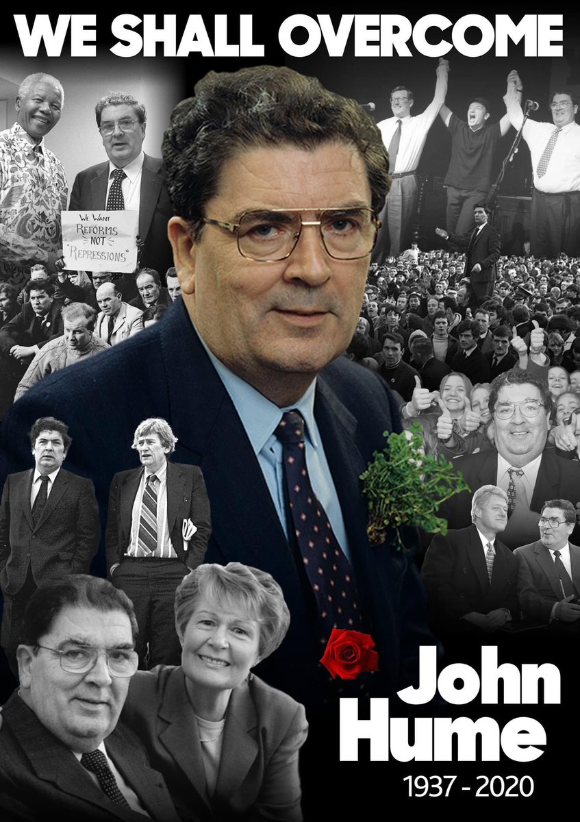 Remembering our party's founder and leader John Hume on the second anniversary of his passing. Thanks to John's efforts we live in an Ireland free from the threat of violence and bloodshed. He gave us the tools to build a better future and it's time we realised his vision.