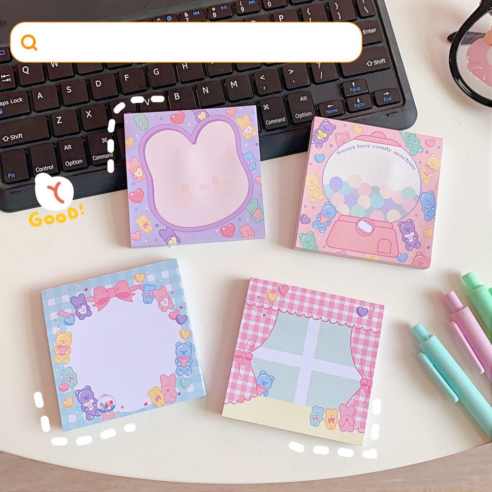 ivfunstron's tweet photo. โพสอิทน่ารักหมีลูกกวาด 🍑B015
🌥 ขนาด 7x7 cm มีกาว
🌾 จำนวน 80 แผ่น มี 4 ลาย
🌱 ราคา 15 บาท

#กพ64 #กสพท66 #dek66 #tcas66 #dek67 #เครื่องเขียนน่ารัก #เครื่องเขียนราคาถูก #เครื่องเขียน #โพสอิท #โพสอิทน่ารัก #กระดาษโน๊ต #กระดาษโน๊ตน่ารัก https://t.co/Jb0AQeZaAr
