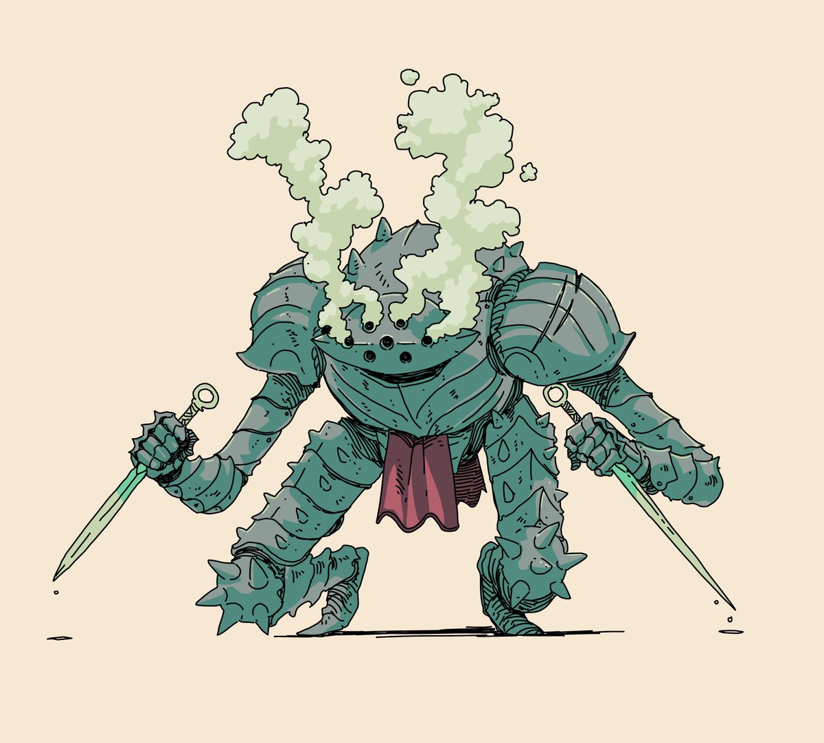 PanelPerDay's tweet photo. The Lich Guard https://t.co/GXOQEJpcf3