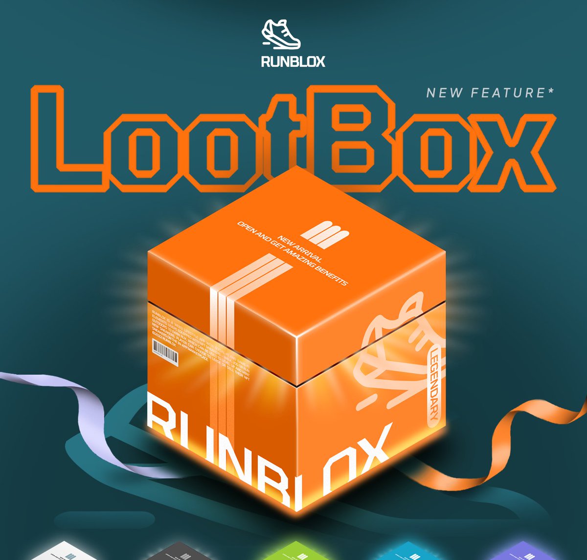 RunBlox_io's tweet image. 👇NEW FEATURE👇

We are very thrilled to announce that we are developing a new feature on #RunBlox App🙌

A #LootBox will be given after you finish an activity and it will contain very exciting rewards.📦

#LootBox is expected to be launched next week🎉
Stay Tuned👀

#M2E #AVAX
