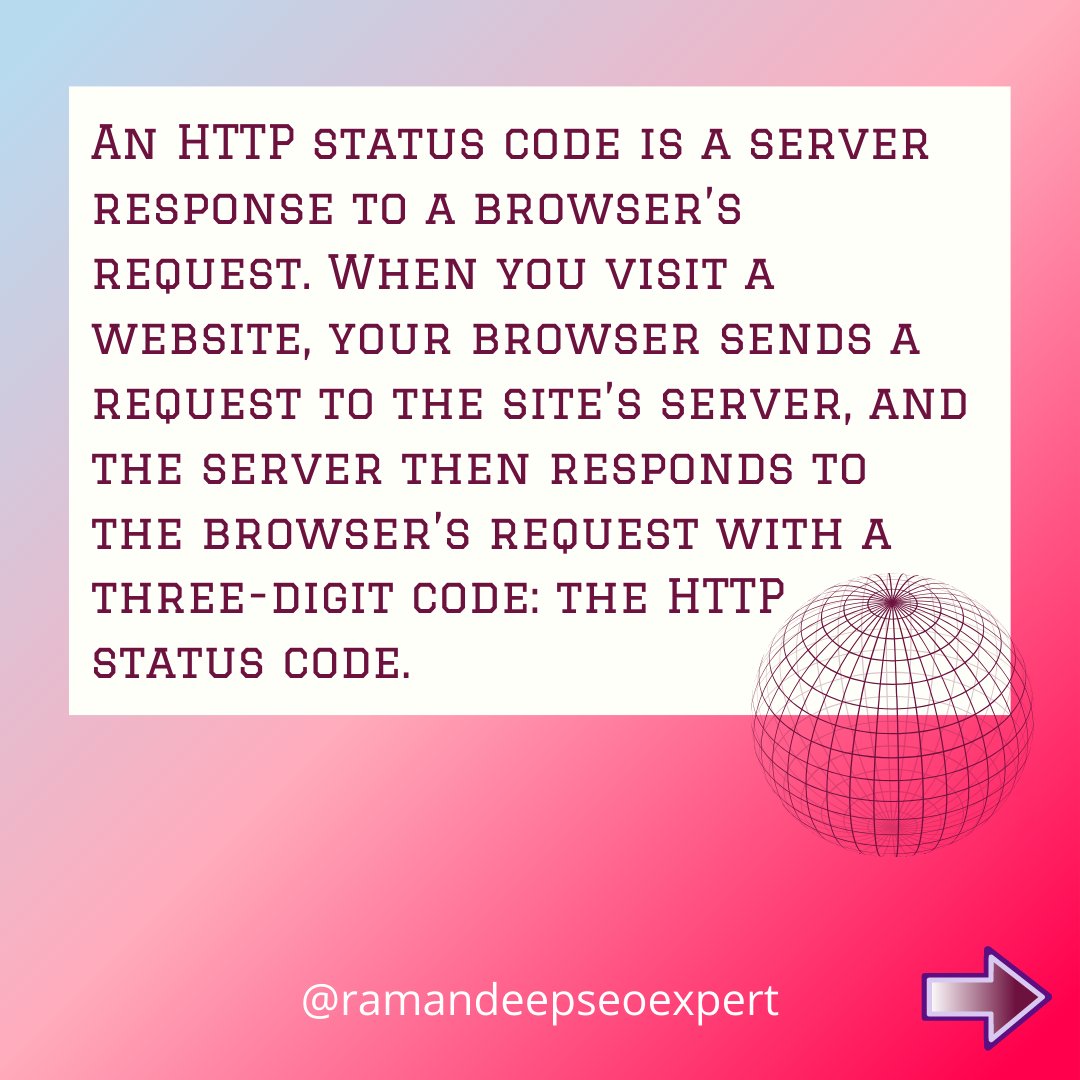 Ramanseoexpert's tweet image. What are HTTP STATUS CODES?

#statuscode #onpageseo #httpstatuscode