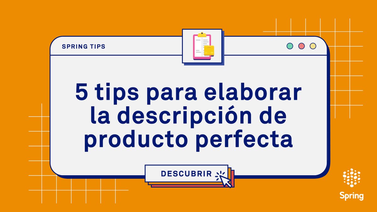 Spring_GDS_ES's tweet photo. 🖋 En un e-commerce, a menudo el texto representa la diferencia entre vender o no.
Hoy te damos 5 tips de copywriting para que marques la diferencia con las fichas de tus productos. ¡Aquí los tienes!
#SpringGDS #TipsMarketing #TipsEcommerce #Copywriting #TipsCopywriting https://t.co/uZiEovIGlz