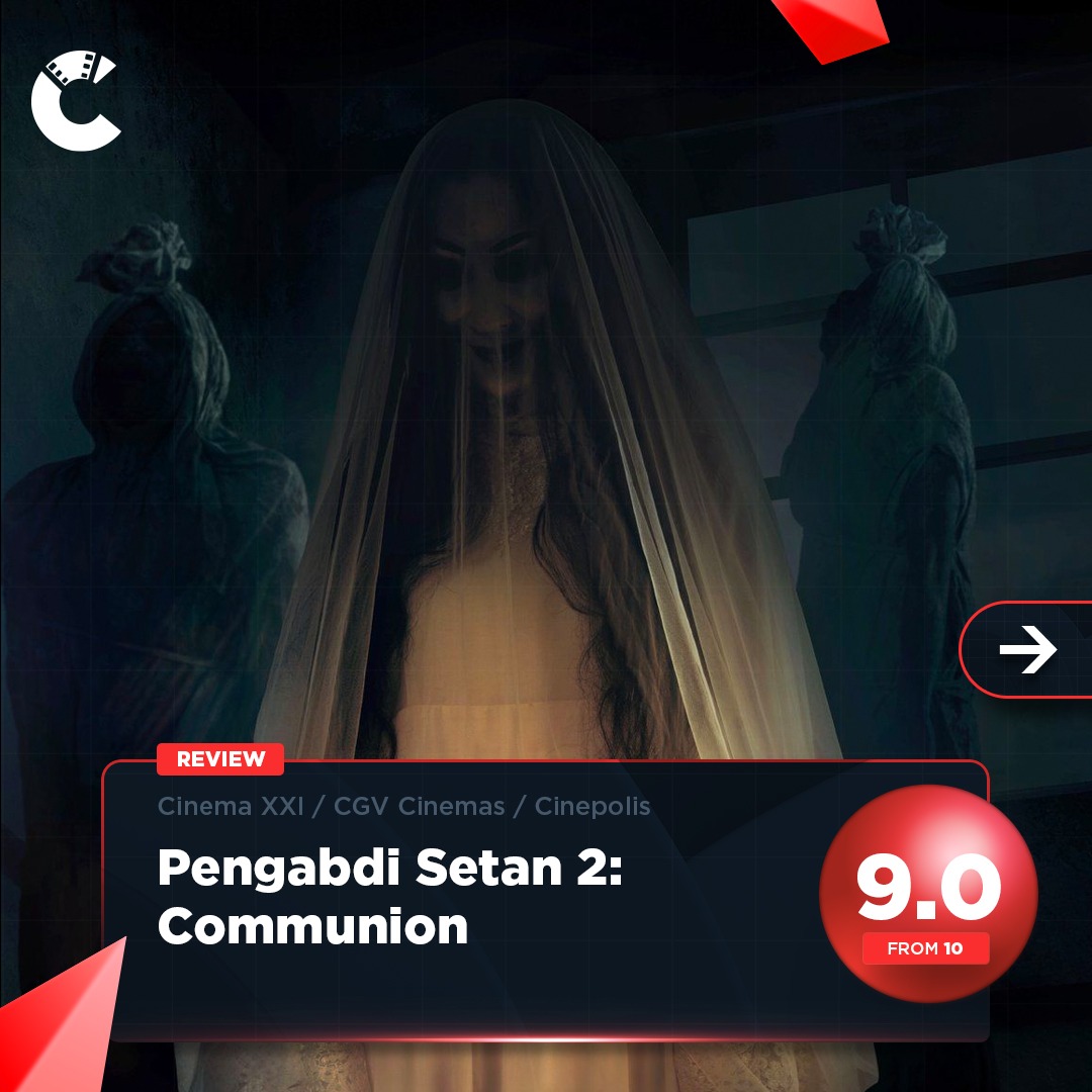 Sapawavefilms's tweet photo. Paket lengkap! Kata yang bisa ngewakilin film ini.

Film ini bakal rilis besok nih. Yuk pesen tiketnya! 
JANGAN SPOILER YA!

Mau baca review lengkapnya? Klik aja nih https://t.co/zcnkwSiFNT

#PengabdiSetan2 #PengabdiSetan2Communion #RapiFilm #JokoAnwar #Review #Cineverseid https://t.co/CiLzz1RIJs