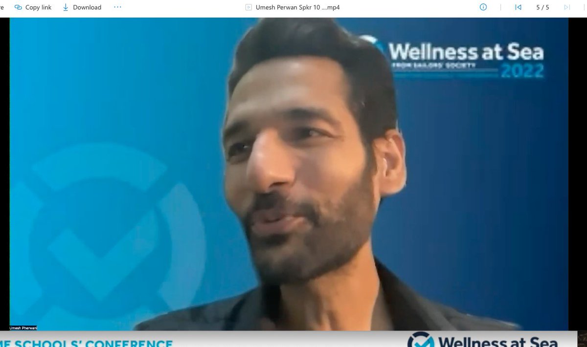 How do you cope with stress onboard? Umesh Pherwani, Neuro-Linguistic Practitioner and author of ‘The Mindswitch is speaking now to the cadets at <a href="/SailorsSociety/">Sailors' Society</a> Wellness at Sea Maritime Schools' Conference India <a href="/InmarsatGlobal/">Inmarsat</a> <a href="/Fleet_stories/">Fleet Management Limited</a> <a href="/UKPandI/">UK P&I Club</a>