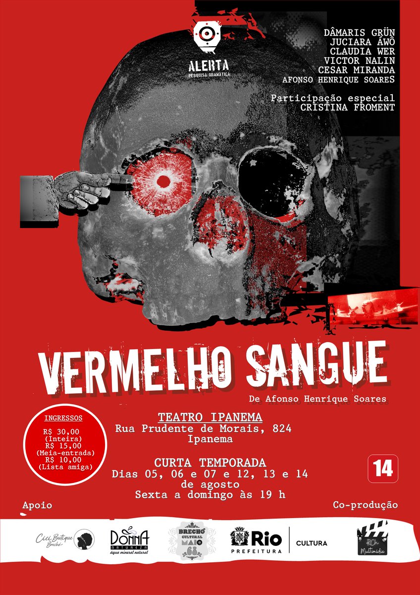 Alerta_Arte's tweet photo. E a política brasileira? O que se tornou o "Brasil 2000" pensado há tempos atrás?
Nesta sexta, no Teatro Ipanema, Rio de Janeiro, mais uma estreia do Alerta - Pesquisa Dramática.
"O futuro é agora?" https://t.co/tU3vpi2sen