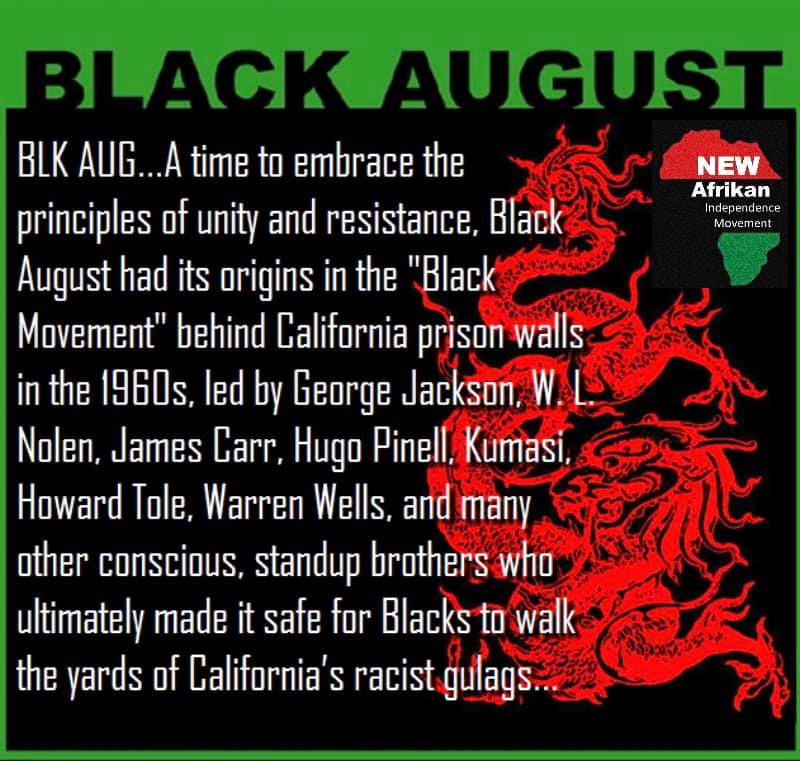 #BlackAugust #BlackAugustResistance #GeorgeJackson