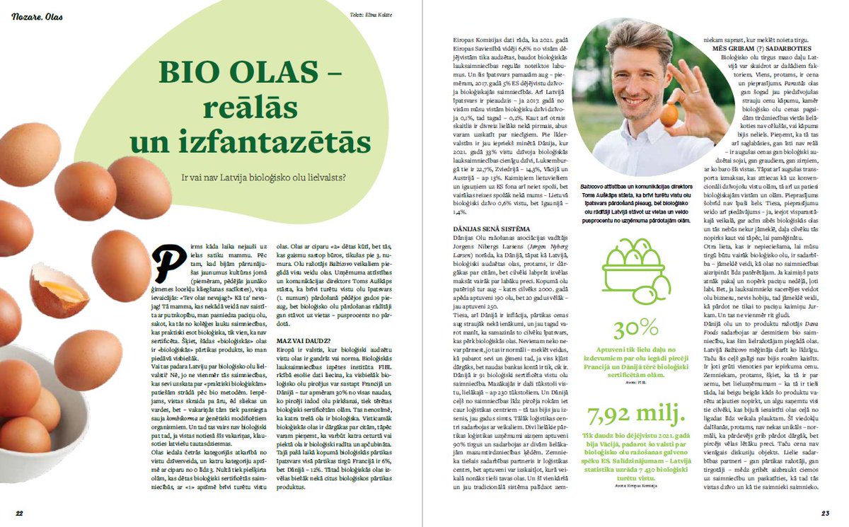 BioLogiski's tweet photo. Abonē un lasi #BIOLOĢISKI 👏🎉
Žurnāla BIOLOĢISKI augusta numurs ir klāt! https://t.co/RiHYlibIfA