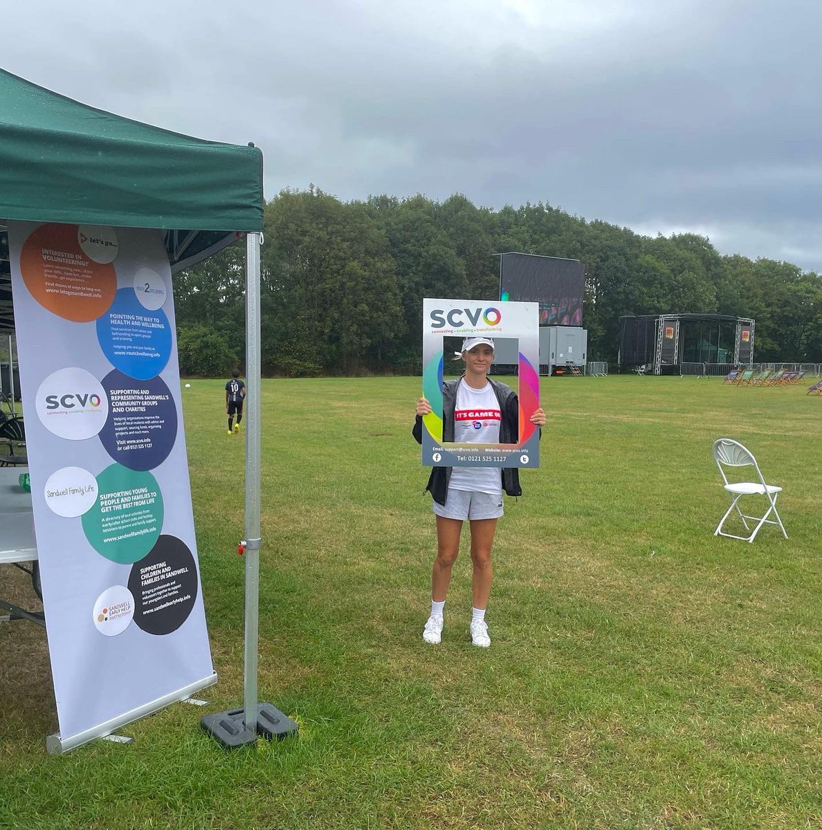 Here we are at the Sandwell valley Commonwealth Games festival site for #nationalplayday  - lots of fun activities for children across sandwell! 🕺🏼<a href="/GoPlaySandwell/">Go Play Sandwell</a> #b2022 #shinealight