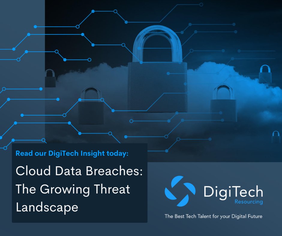 DigitechRecruit's tweet image. Head over to our blog to explore how the cloud data breach threat landscape is growing and the key stats businesses need to know: digitechresourcing.co.uk/market-insight…

#IT #Tech #Cloud #CloudData #CloudSecurity #ITRecruitment #TechRecruitment