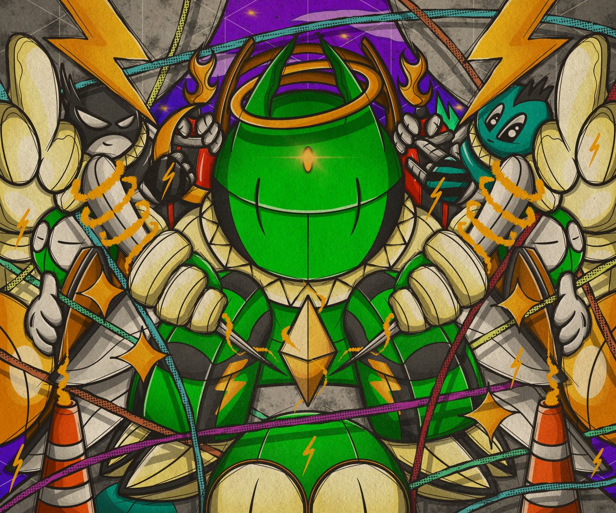 I just listed 'Thunderlads" ⚡️⚡️⚡️
as my first artwork for "Rebirth" Collection
1/1 NFT on <a href="/foundation/">Foundation 🌐</a> 
-
foundation.app/@neogreenmonst…
-
Hope you like it! ♥️
#NFT #FND #NFTauction #nftart #nftcollector #NFTcollection #NFTCommunity