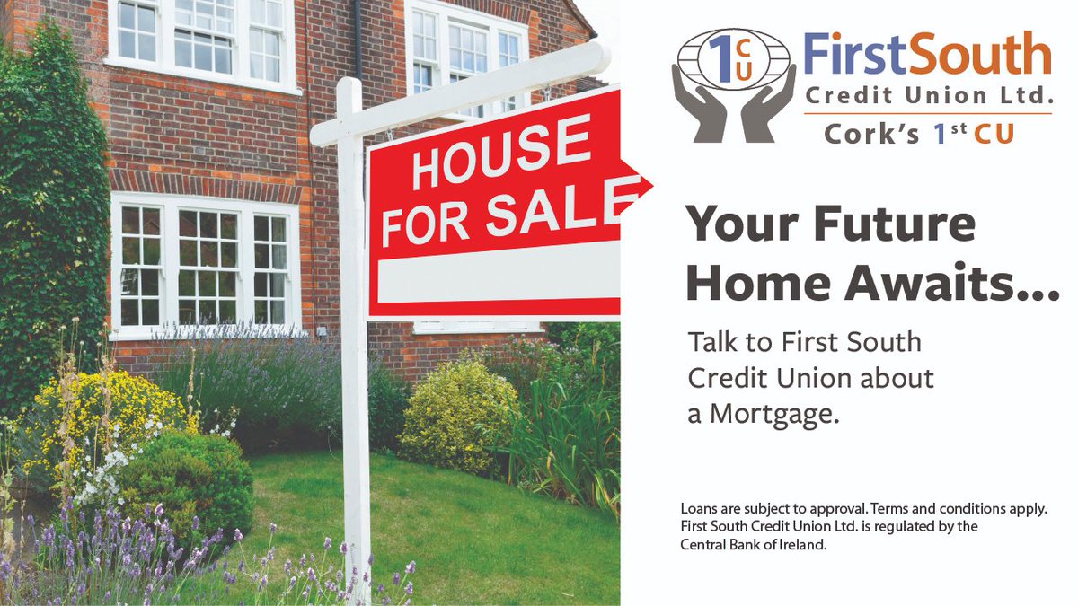 FSCUcork's tweet photo. You can now get a Mortgage from First South Credit Union. 

Call us today on 021-4965134 or pop in to one of our branches to find out more. 

#mortgage #ad #homeloan #creditunion https://t.co/l2XIHS4lDa