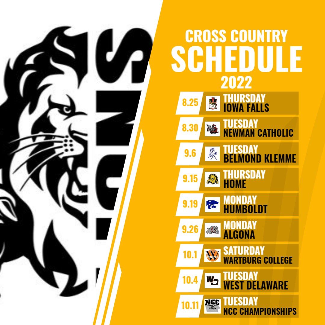 ClearLakeXC's tweet photo. Let’s Get It 👊

The 2022 Clear Lake Cross Country Regular Season Schedule is all set!

#Lakefast2022 https://t.co/KasThP2tMp