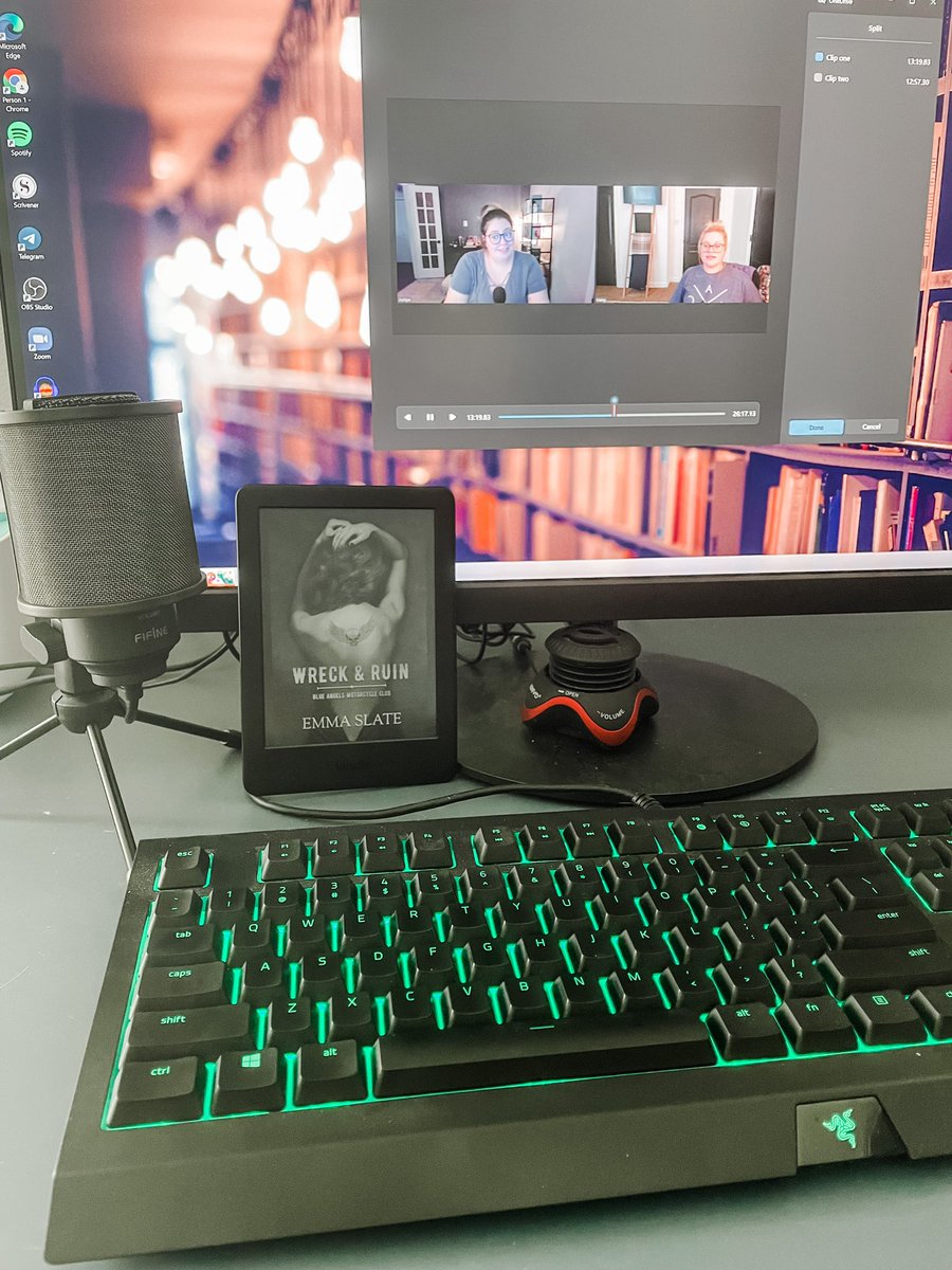 Bookaholics_Pod's tweet photo. Episode 5 has been edited and released! Go listen to us discuss Wreck and Ruin by Emma Slate. It’s a perfect MC book with lots of action and romance 👀💃🏼 #bookstagram #book #bookaholics #bookclub #bookrecommendations #bookreview #booklovers #booklover #bookaddict #podcast https://t.co/mOg6k0aNcb