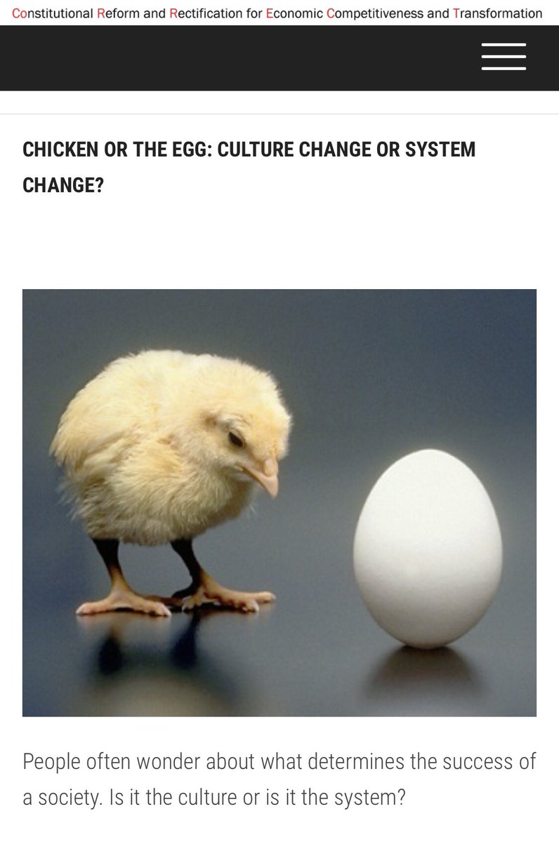 Ronanpbd's tweet photo. How Important Systems are? Does our behavior and Culture are shaped by the System?
So, does #SystemShapesBehavior?
______________________
Let’s Find Out Here:
👇🏾👇🏾👇🏾👇🏾👇🏾👇🏾👇🏾
Short Article
👉🏾 https://t.co/p2paX2NSnB 👈🏾
#ConstitutionalReform
#CoRRECTtheConstitution https://t.co/6D7p7EO69k