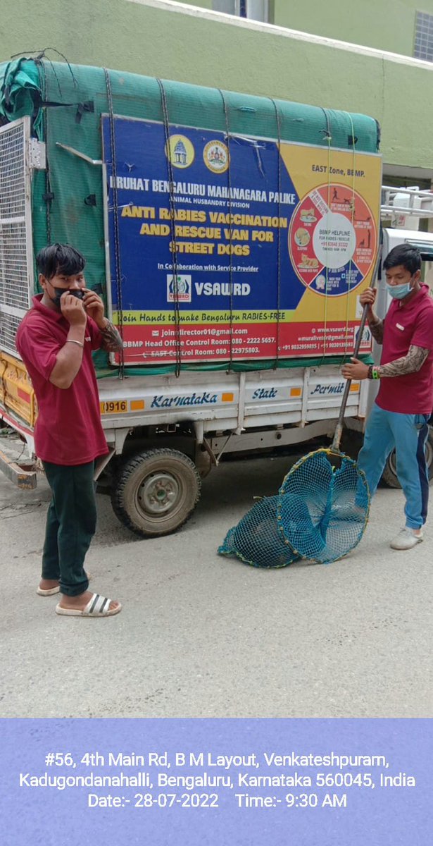 GBASplHealth's tweet photo. VSAWRD is #BBMP's ABC partner for East &amp; Bommanahalli zones. Street dog without a notched ear? Call our helpline. We'll pick up the dog for Animal Birth Control (ABC) &amp; Anti-Rabies Vaccination (ARV).

ABC &amp; ARV are mandated by Supreme Court for compassionate human-dog coexistence https://t.co/lbM4uOwDxp