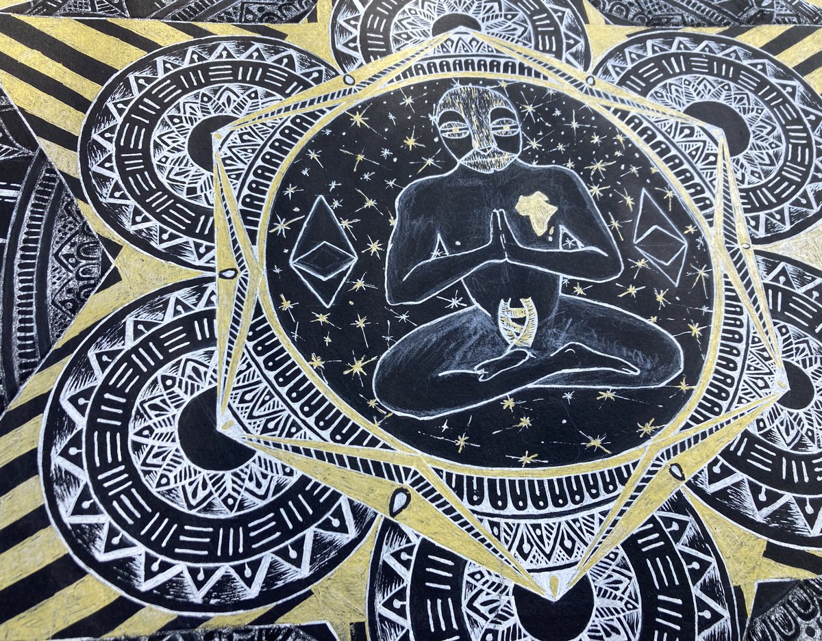 Jpges Ready! 

Getting custom contract via <a href="/manifoldxyz/">manifold.xyz</a> sorted today, by God’s Grace!!!

#Afrocentricmandalas #mandalas #penart #nft #newdrop